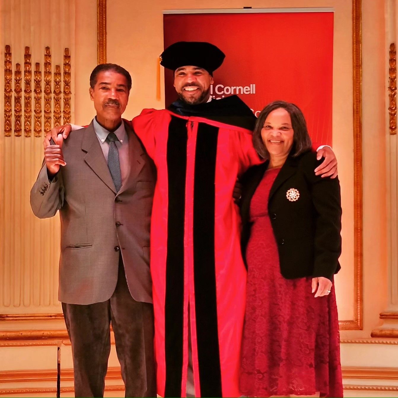 Dr. Rudy and his parents